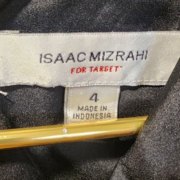 Isaac Mizrahi Black quater sleeves Short dress size 4 - Picture 12 of 14
